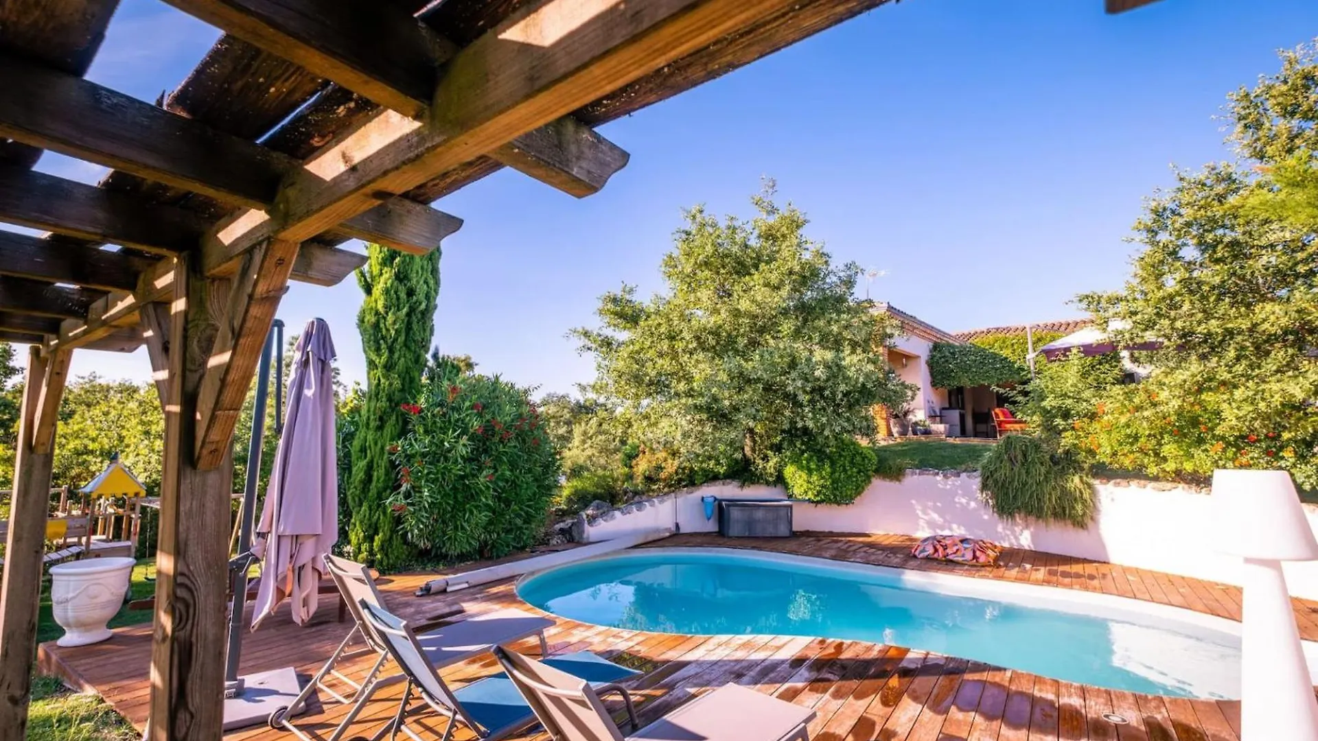 Villa Magarre Climatisee, Piscine Chauffee, Spa, Dans Un Cadre Naturel Envoutant Castelnau-de-Montmiral 0*,
