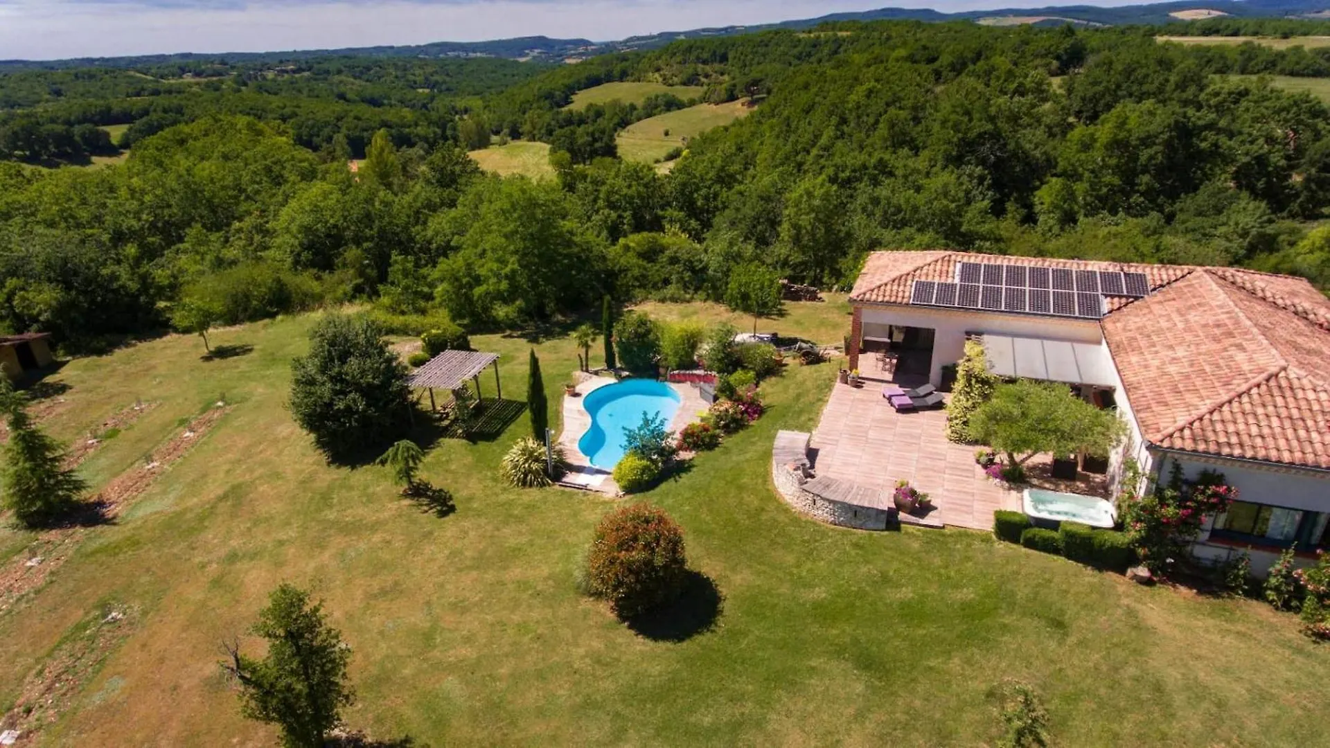 Villa Magarre Climatisee, Piscine Chauffee, Spa, Dans Un Cadre Naturel Envoutant Castelnau-de-Montmiral