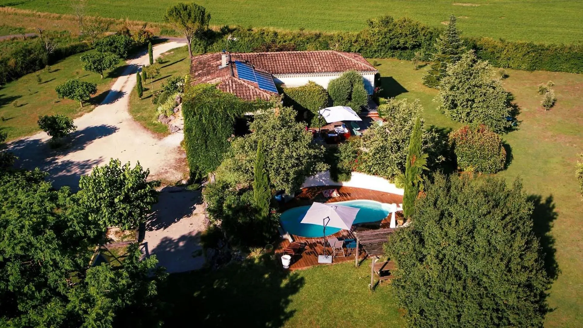 Villa Magarre Climatisee, Piscine Chauffee, Spa, Dans Un Cadre Naturel Envoutant Castelnau-de-Montmiral Francja