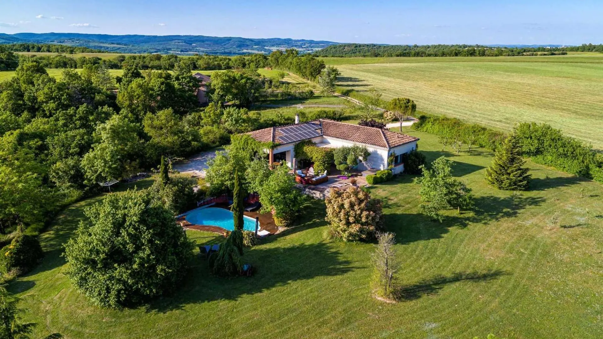 Villa Magarre Climatisee, Piscine Chauffee, Spa, Dans Un Cadre Naturel Envoutant Castelnau-de-Montmiral Francja