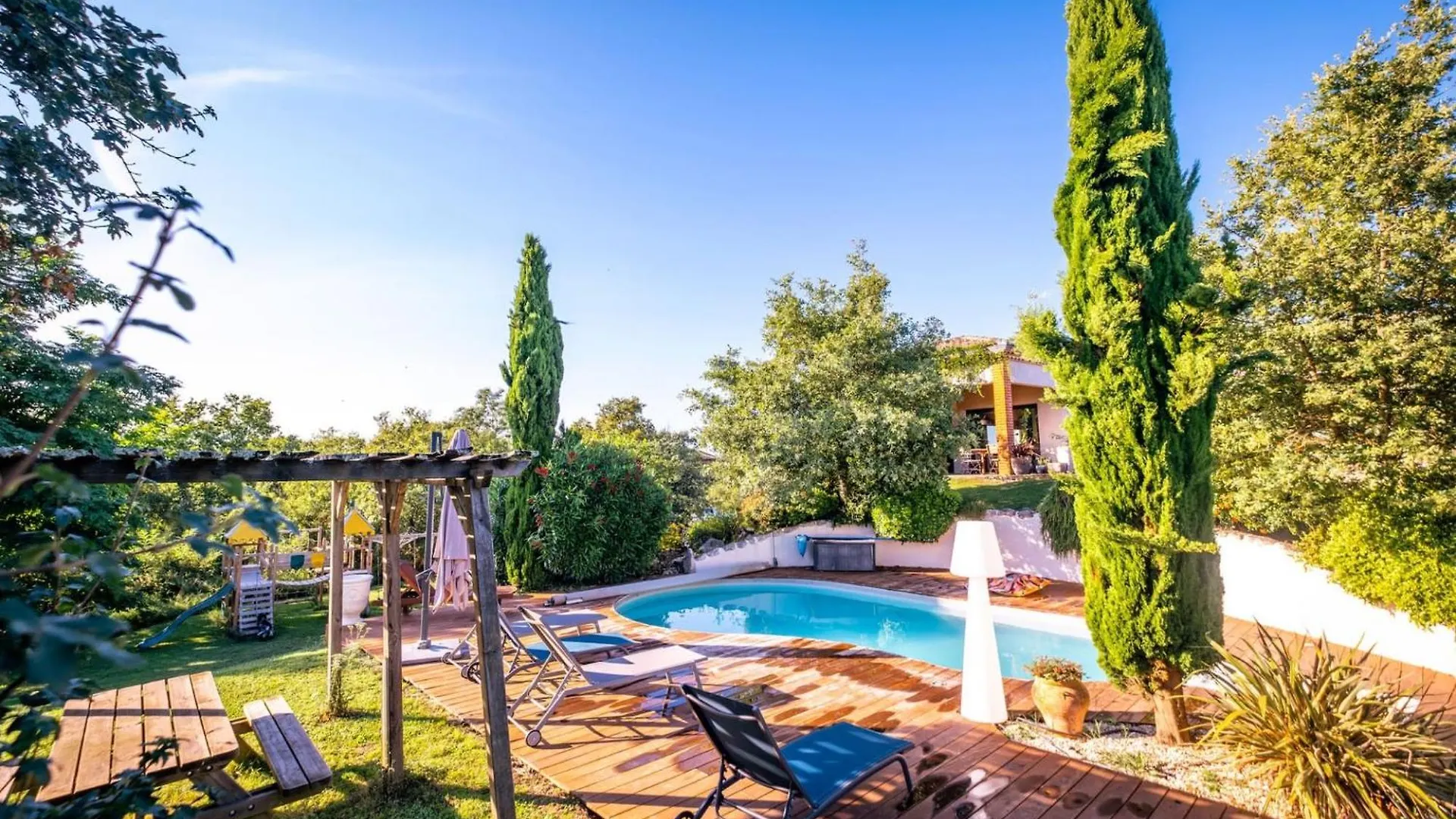 Villa Magarre Climatisee, Piscine Chauffee, Spa, Dans Un Cadre Naturel Envoutant Castelnau-de-Montmiral